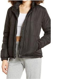 Thread & Supply Black Puffer Jacket | Lightweight Cozy | Size S